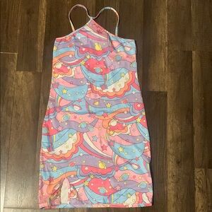 Colorful Starry Pattern Dress